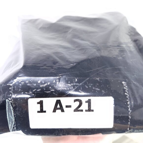 Alexis Blouse Size XS Boxy Fit Black Button Up Bell Slit Sleeve Top Vneck Collar - Picture 13 of 13